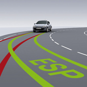 ELECTRONIC STABILITY PROGRAM (ESP)
With the ASR anti-skid system and understeer control, your vehicle stability is guaranteed, even under tough conditions.