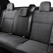 3-point rear seatbelts